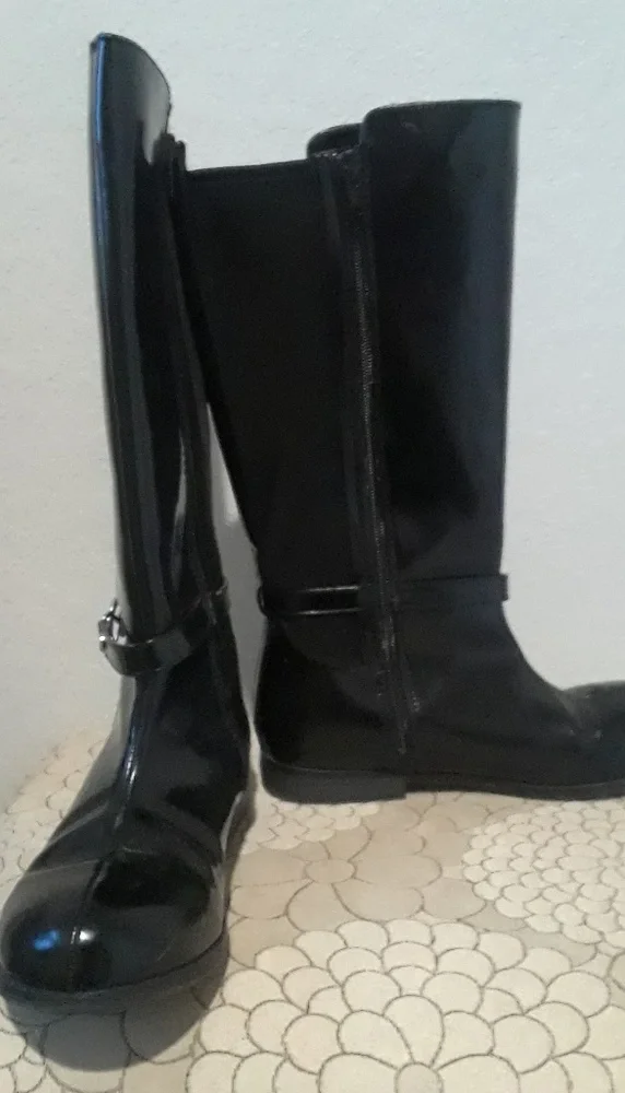 💕HP💕Michael Kors Black Riding‎ Boots*Fits 6.5*